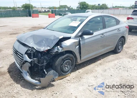 2022 Hyundai Accent Se z USA, uszkodzony, nr VIN 3KPC24A63NE155481